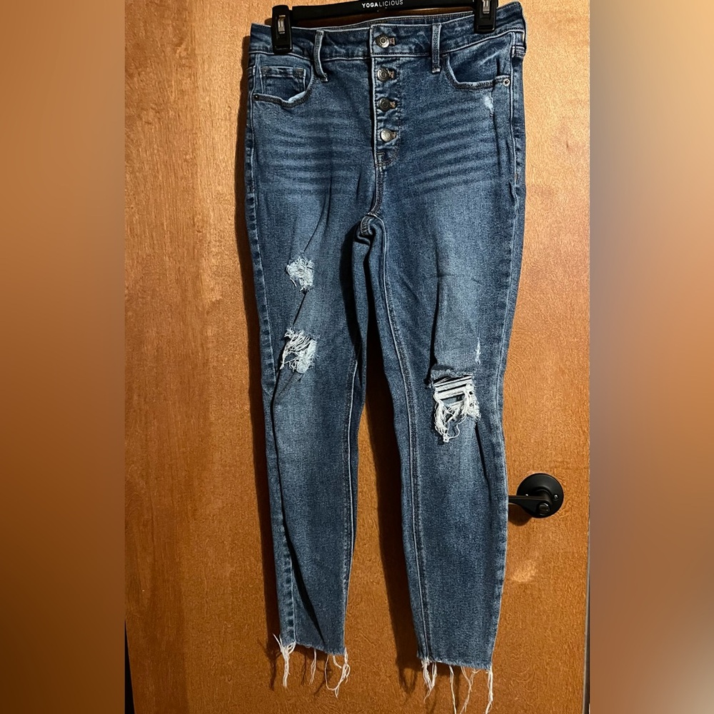 High rise jeans